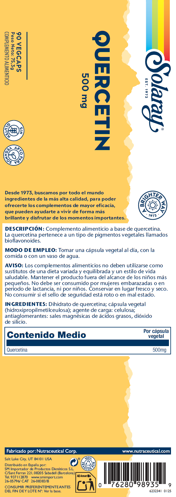 QUERCITIN - 90 CÁPSULAS