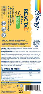 REACTA- C 500 MG - 60 VEGCAPS