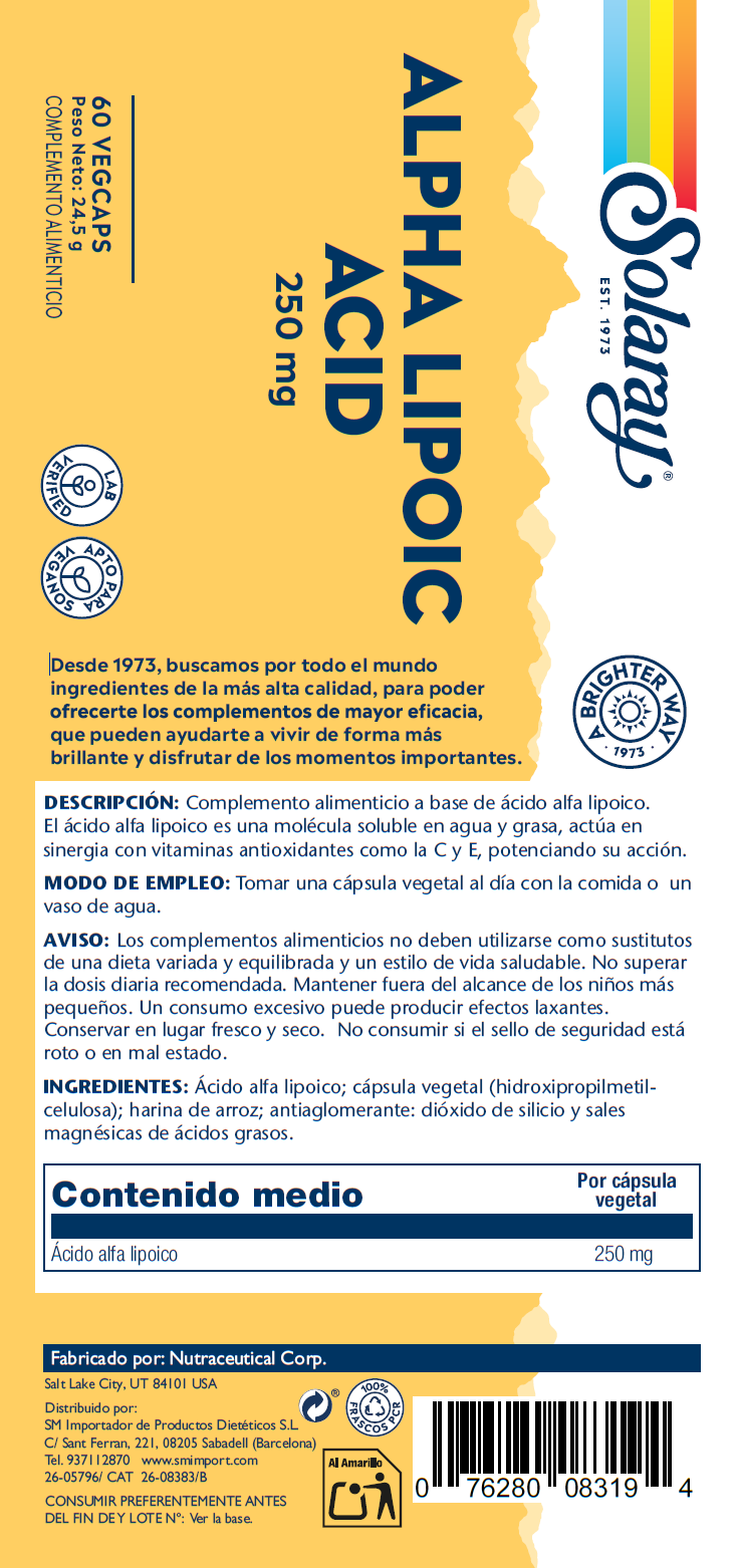 ALPHA LIPOIC  ACID -60 VEGCAPS