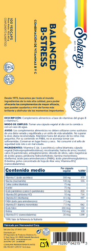 BALLANCED B-STRESS-100 VEGCAPS