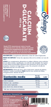 D-GLUCARATE CALCIUM - 60 CAPSULAS