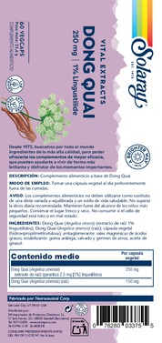 DONG QUAI - 60 VEGCAPS