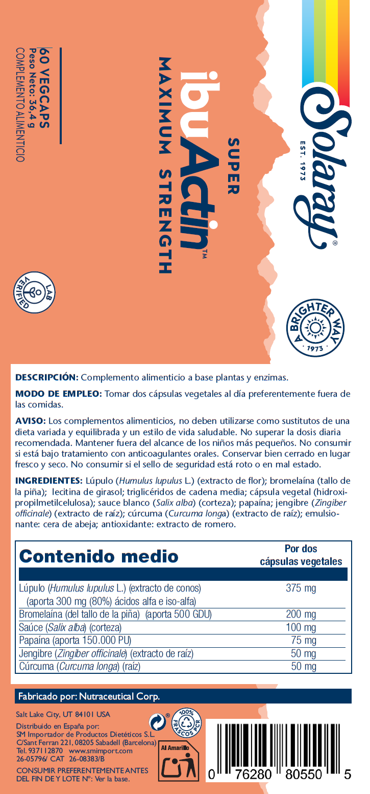 SUPER IBUACTIN - 60 VEGCAPS