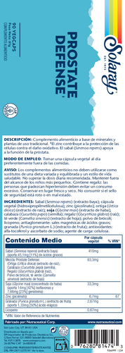 PROSTATE DEFENSE - 90 VEGCAPS