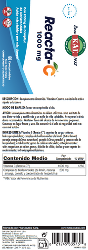 REACTA C - 60 COMPRIMIDOS