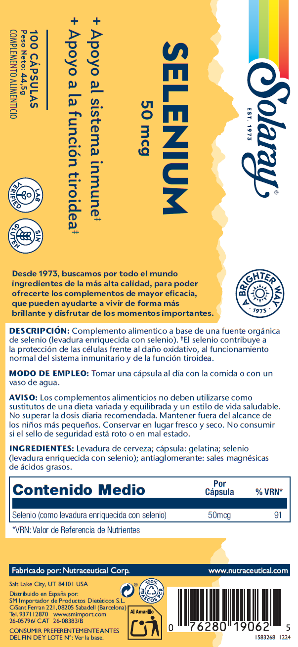 SELENIO 50 MCG - 100 CÁPSULAS