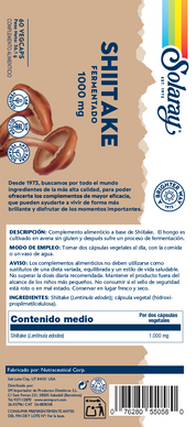 SHITTAKE - 60 VEGCAPS