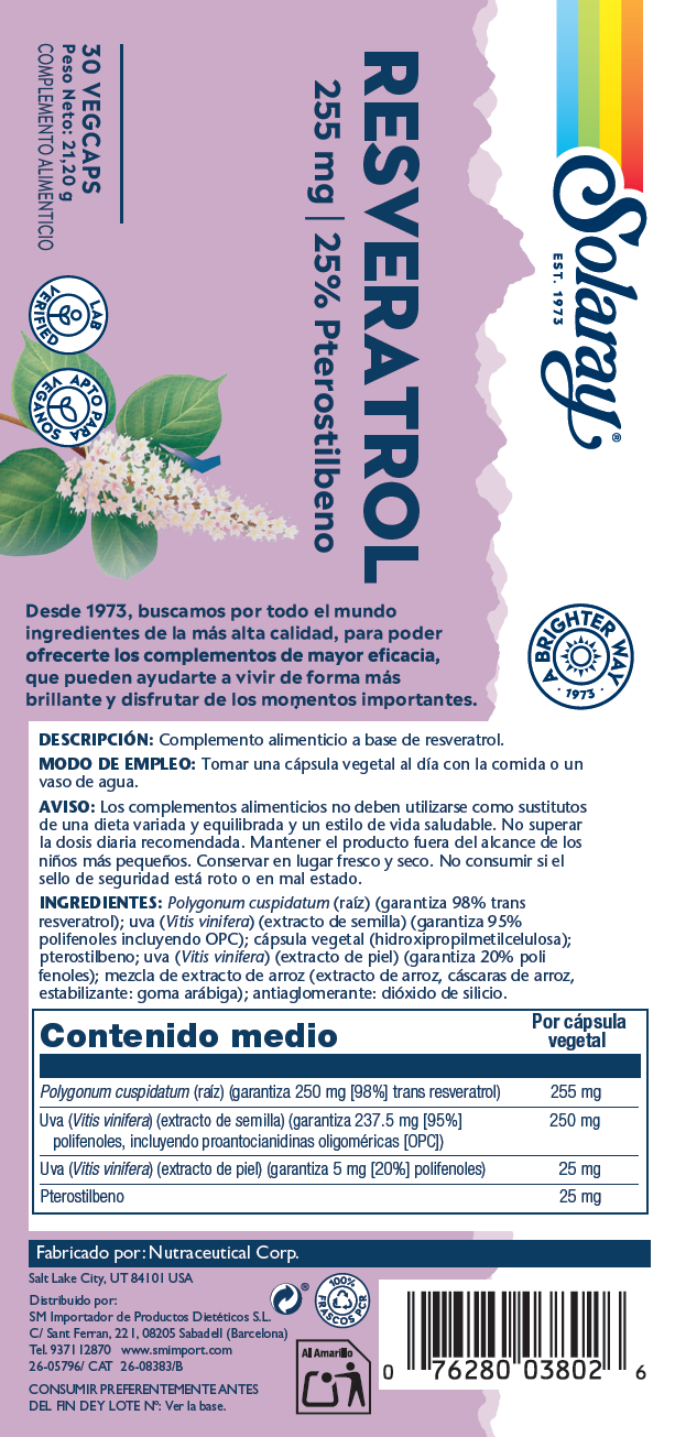 SUPER RESVERATROL - 30 VEGCAPS