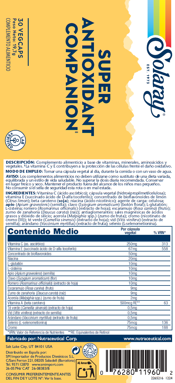 SUPER ANTIOXIDANT COMPANION - 30 VEGCAPS