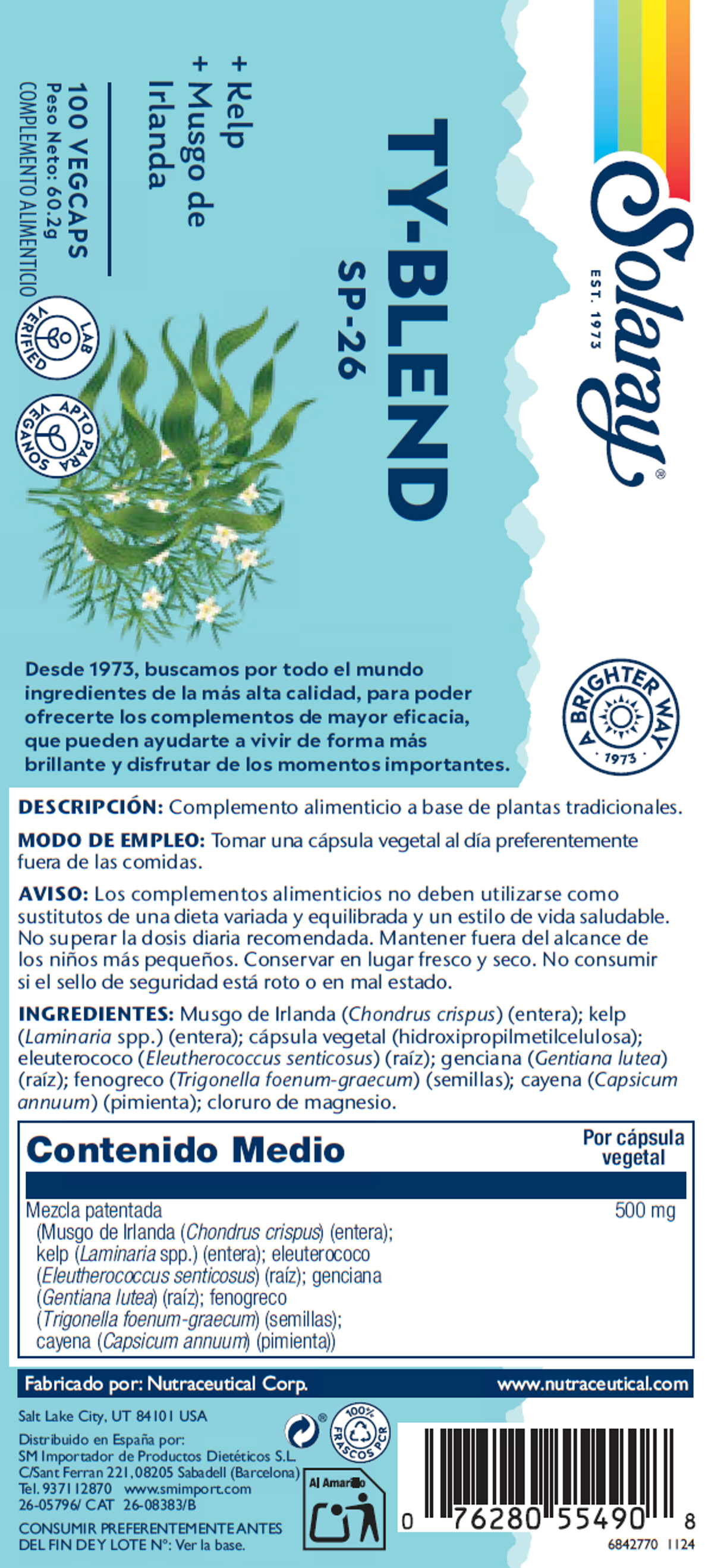 TY-BLEND - 100 VEGCAPS