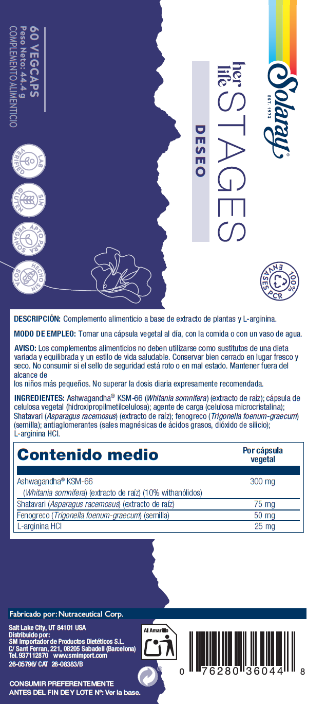 DESEO STAGES - 60 VEGCAPS