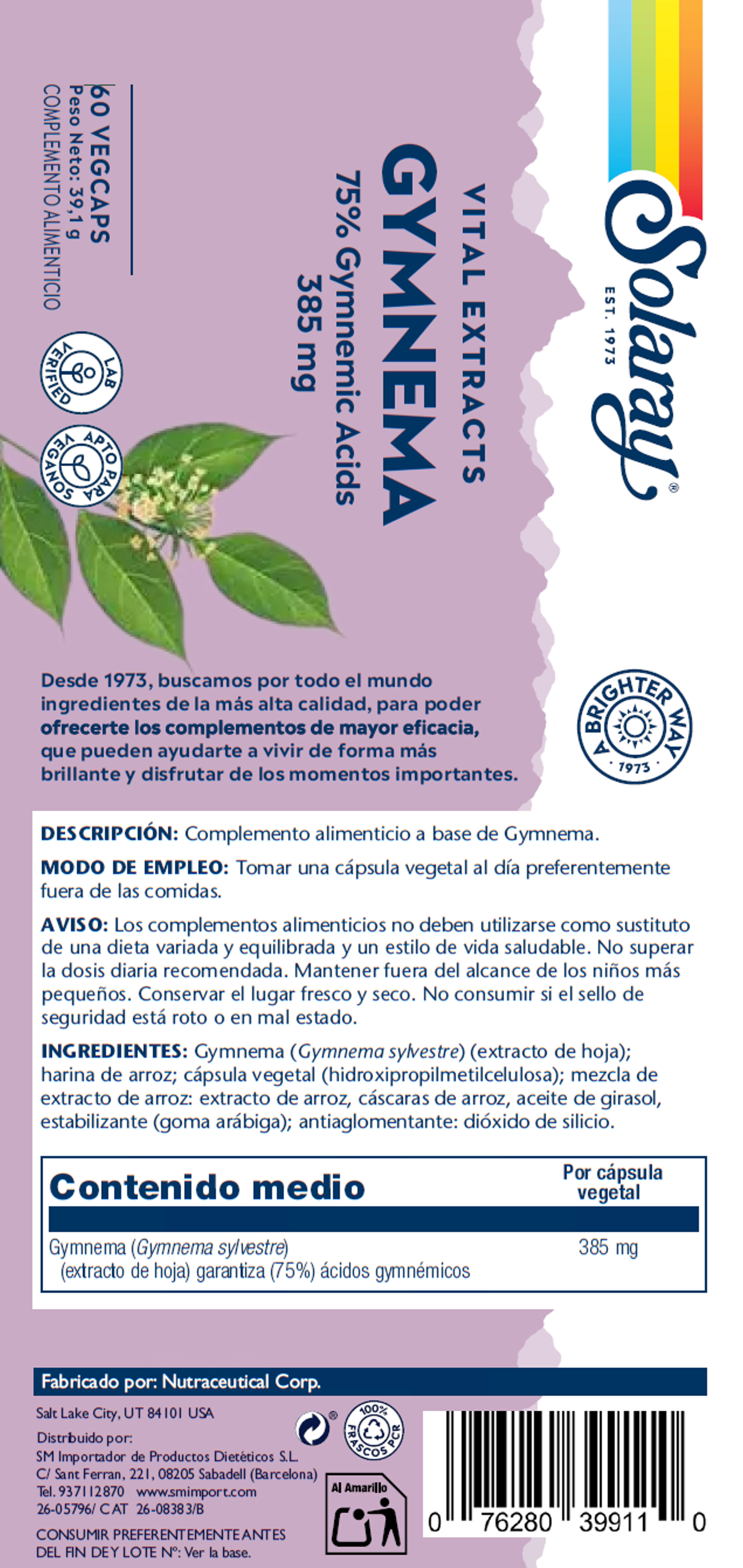 GYMNEMA - 60 VEGCAPS