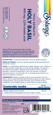 HOLLY BASIL - 60 VEGCAPS