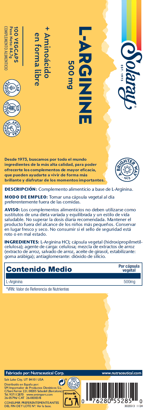 L-ARGININE - 100 VEGCAPS