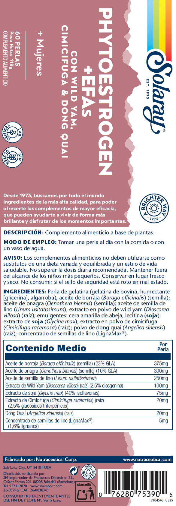 PHYTOESTROGEN +EFAs - 60 PERLAS