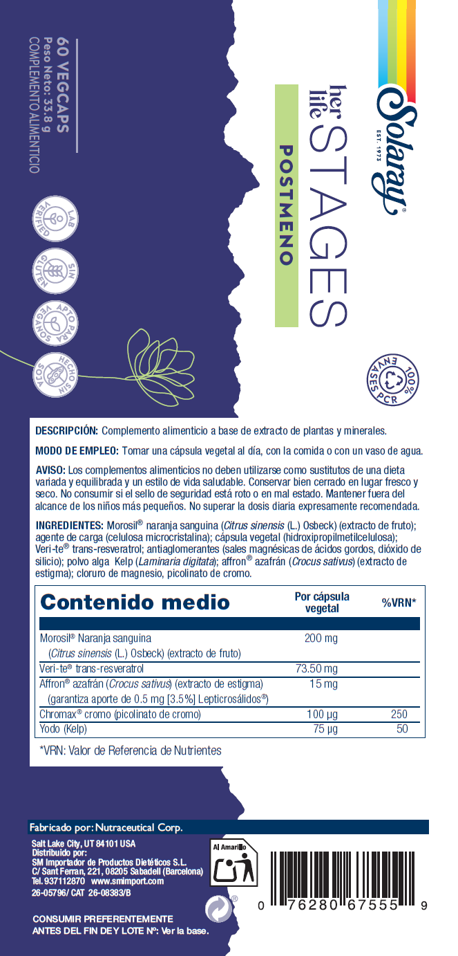 POSTMENO STAGES - 60 VEGCAPS