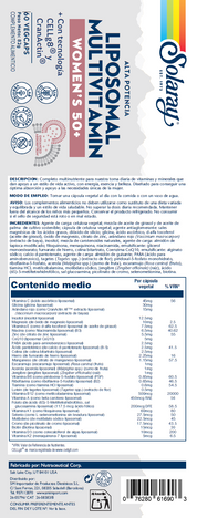 WOMENS 50+ LIPOSOMAL MULTIVITAMINICO - 60 VEGCAPS