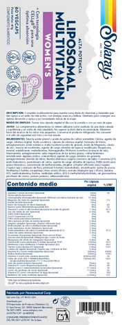 WOMENS LIPOSOMAL MULTIVITAMINICO - 60 VEGCAPS