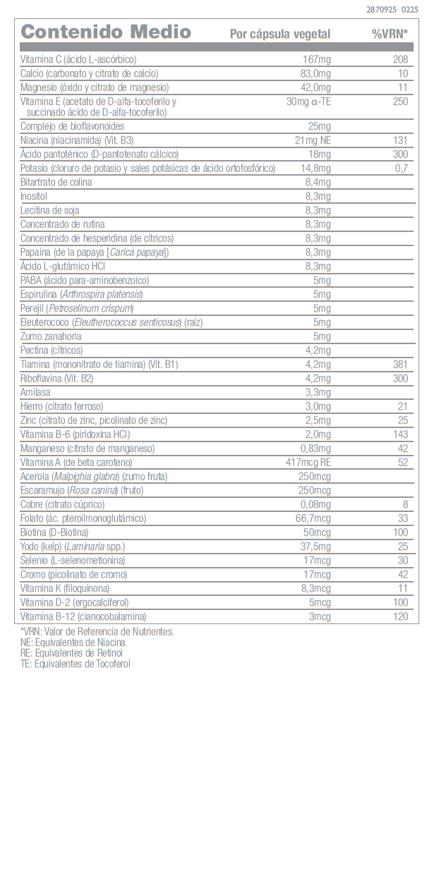 SPECTRO MULTIVITAMIN - 60 & 180 VEGCAPS