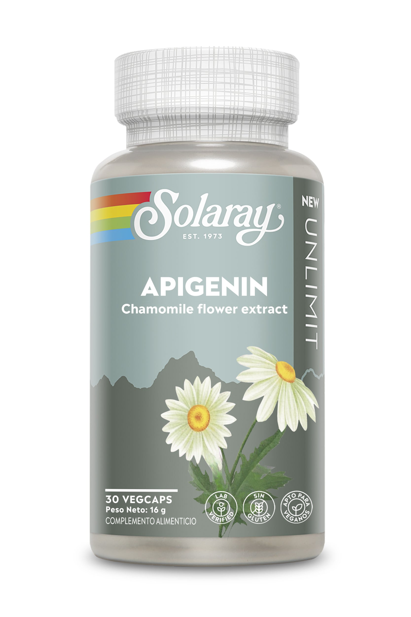 APIGENIN  - 30 VEGCAPS (MANZANILLA)
