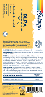 DLPA DL-PHENYLALANINE - 60 VEGCAPS