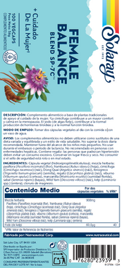 FEMALE BALANCE - 100 VEGCAPS