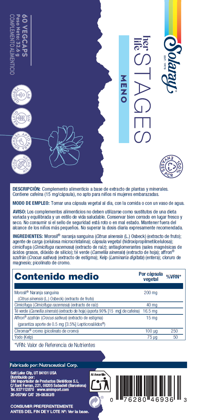 MENO STAGES - 60 VEGCAPS